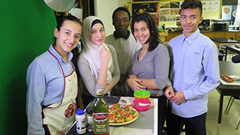 Cuisine santé rapide à l'école secondaire Mont-Royal